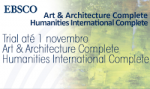 Trial das bases de dados: Art & Architecture Complete e Humanities International Complete || Disponível até 1 de novembro