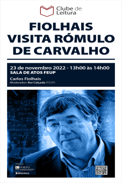 Carlos Fiolhais visita Rómulo de Carvalho 