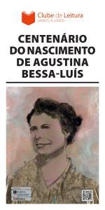 Centenário do nascimento de Agustina Bessa-Luís
