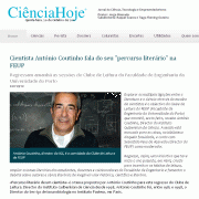Cientista António Coutinho fala do seu "percurso literário" na FEUP