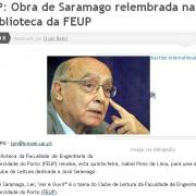UP : Obra de Saramago relembrada na Biblioteca da FEUP