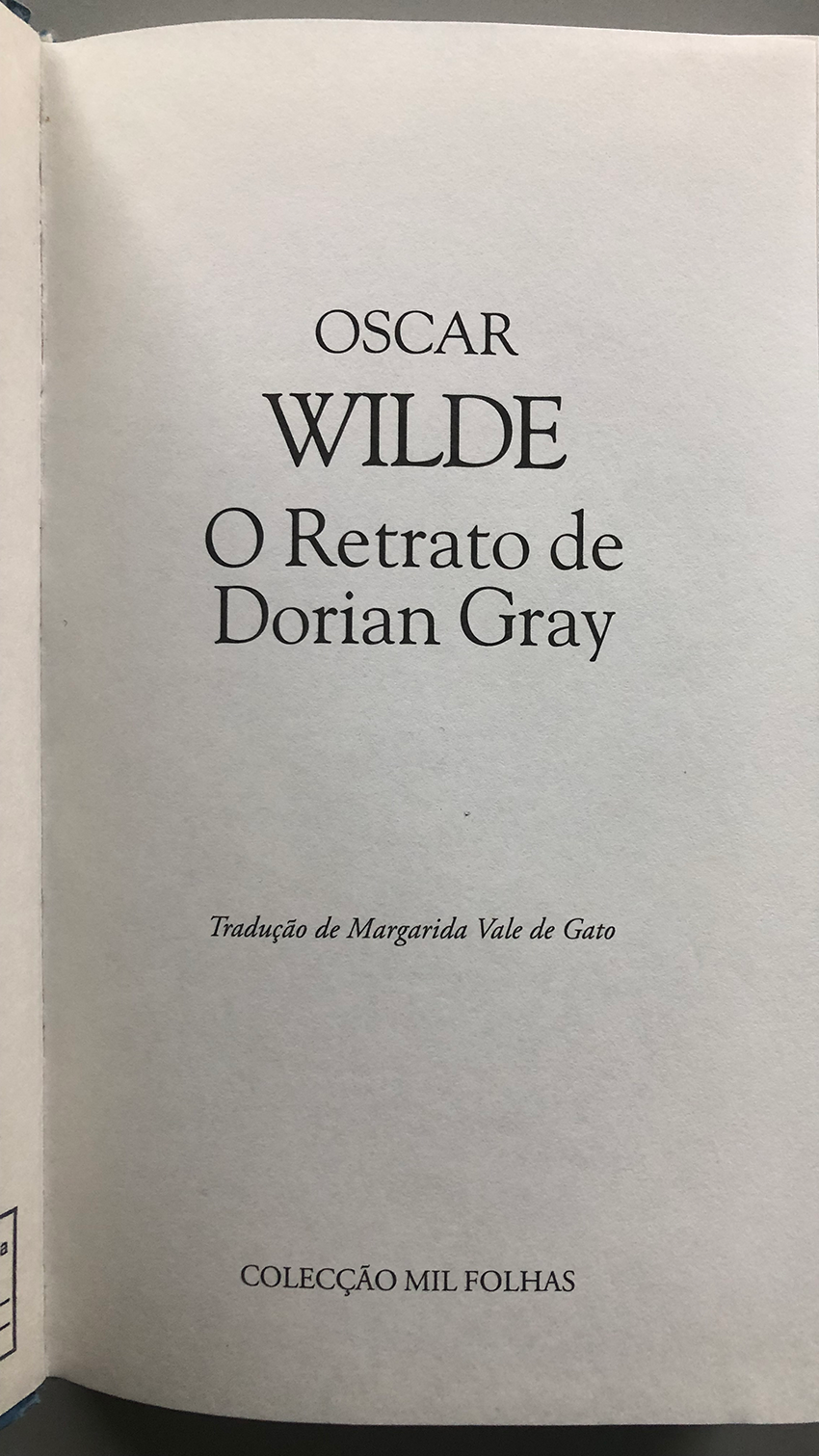 O retrato de Dorian Gray